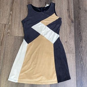 Mystree faux suede dress